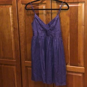 Purple Spaghetti Strap Dress